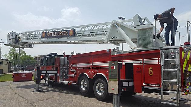 Naked Woman Found on Top of Battle Creek Fire Truck