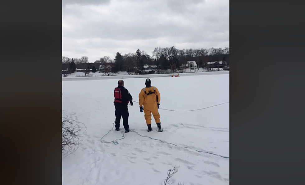 Cascade Fire Department Rescues Deer From Icy River