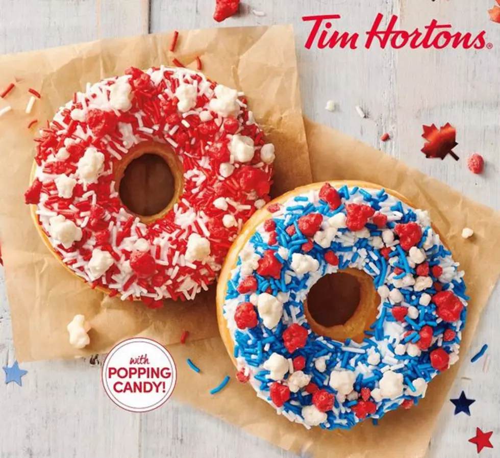 Tim Hortons Has Patriotic Donuts That Pop While You Eat’em!