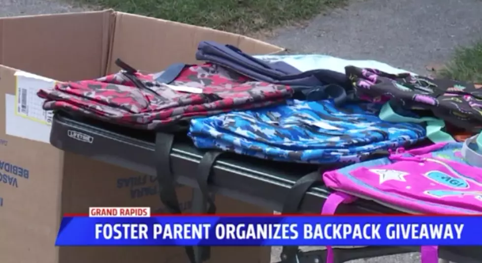 West MI Mom Gives Out Over 200 Backpacks to Neighborhood Kids
