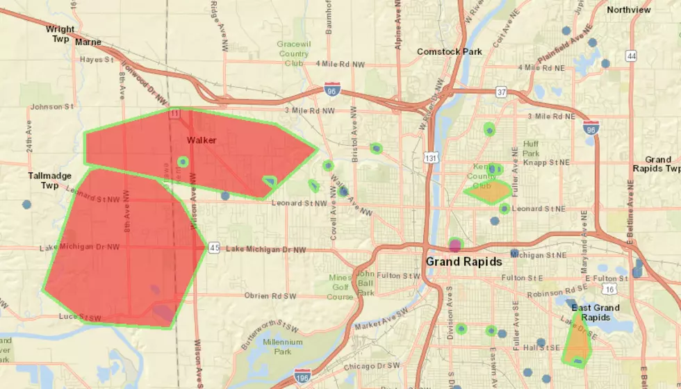 Thousands Without Power in West Michigan Sunday