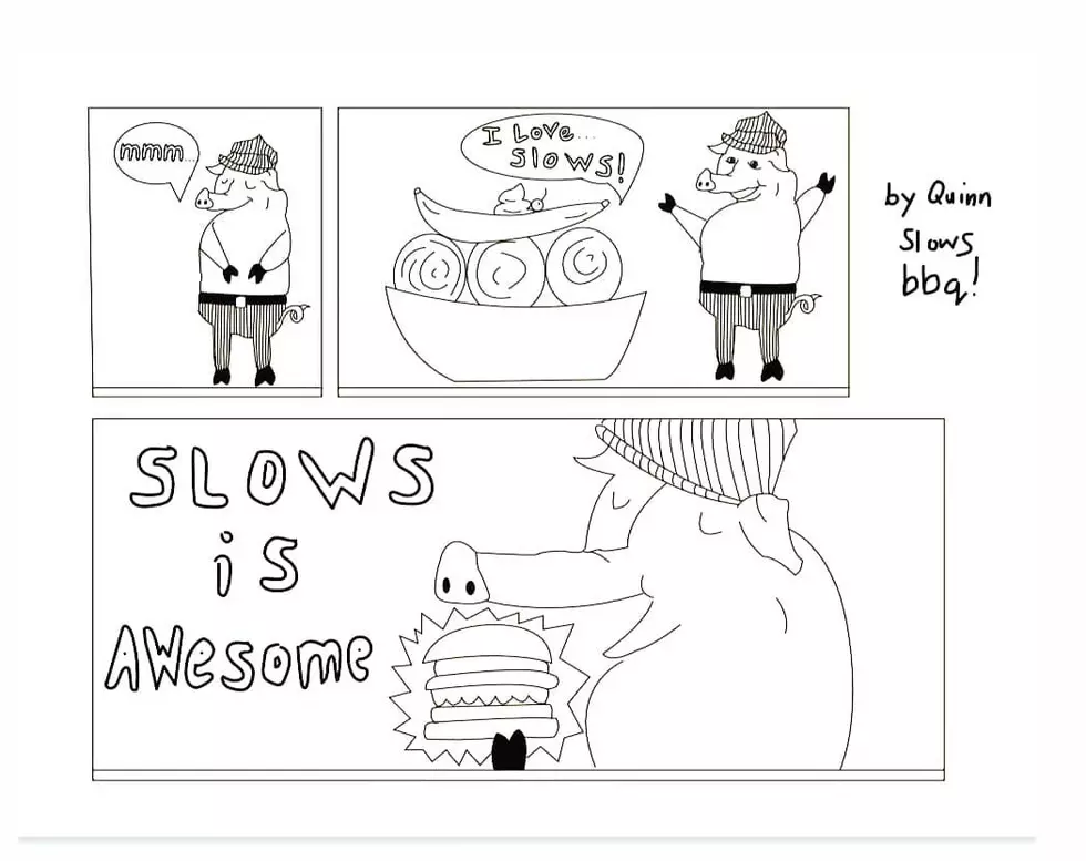 Slows Bar BQ Needs Help Finding Young Cartoonist