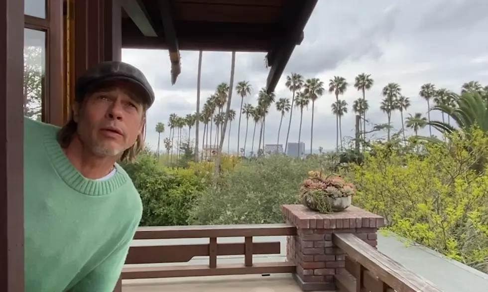 Brad Pitt Becomes A Weatherman For 10 Seconds