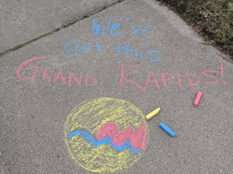 West Michigan Art Teacher Spreads Joy with Sidewalk Drawings