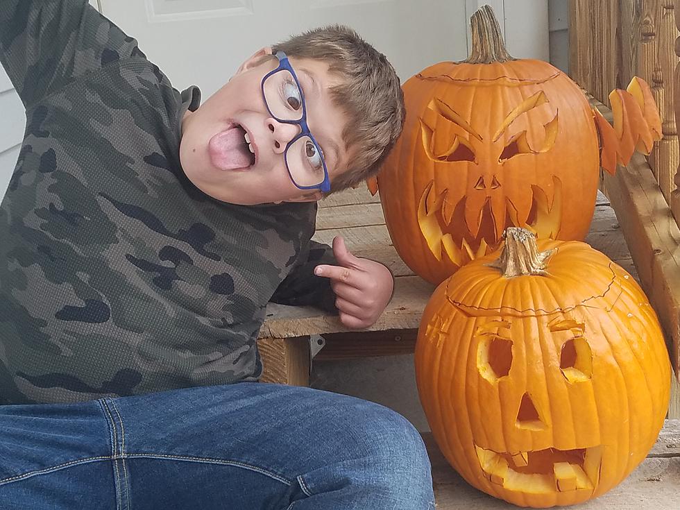 Carving Pumpkins With My Son