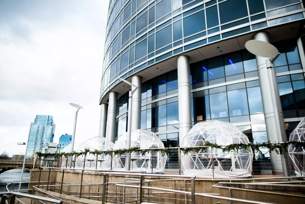 Downtown GR Hotel Offering Outdoor Dining in Heated Domes