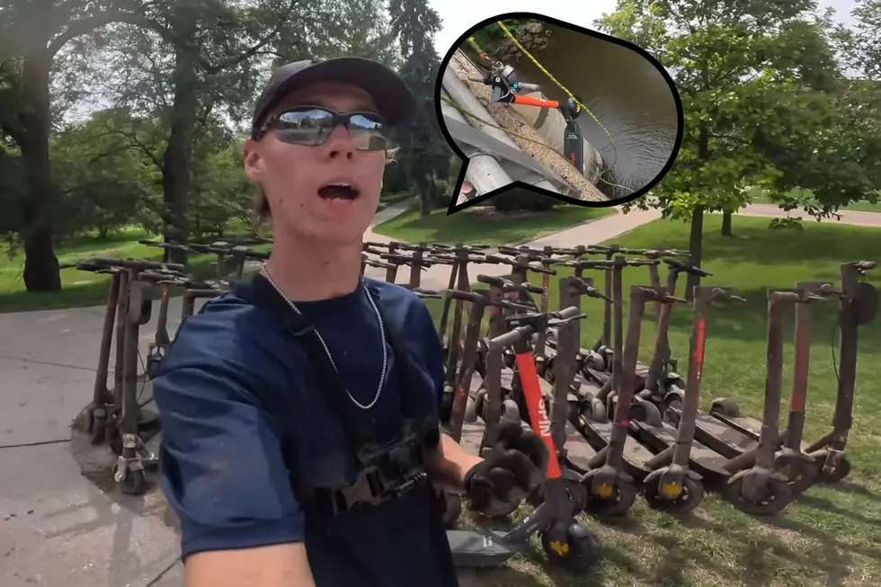 Father And Son Pull 200+ Electric Scooters From Lansing River