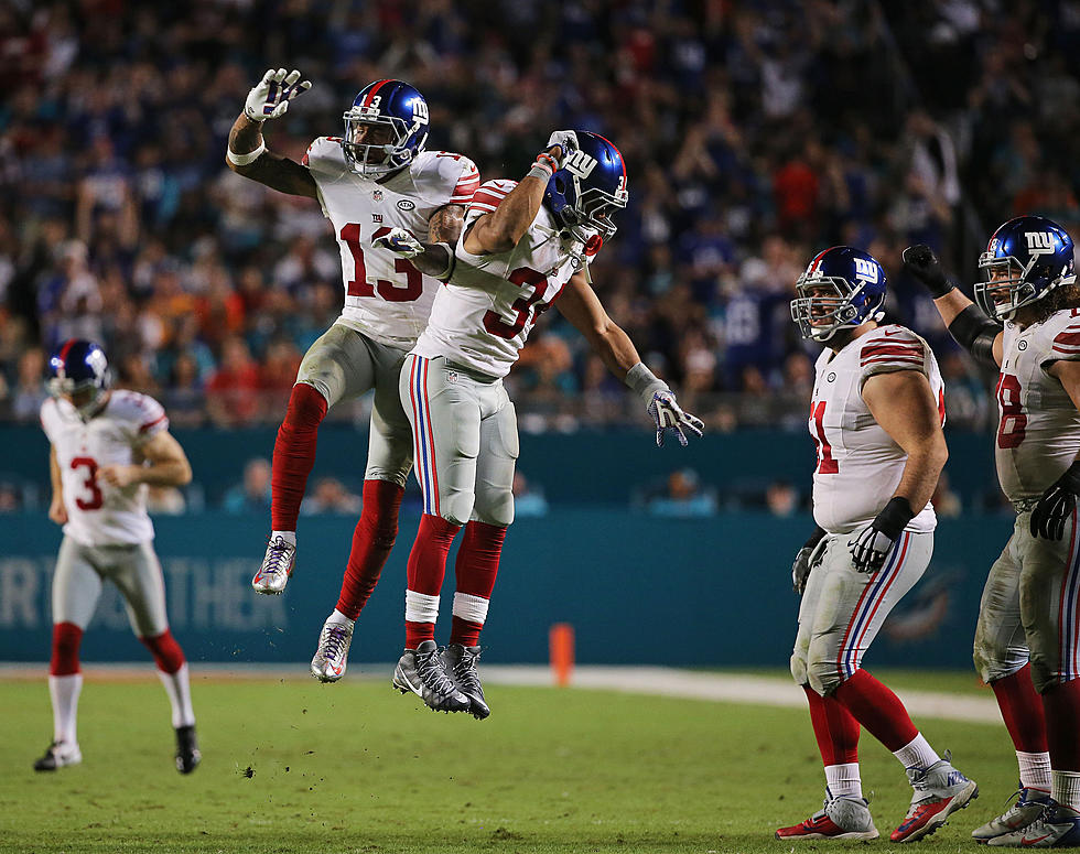 Beckham’s Two TD Receptions Seal It As Giants Top Dolphins, 31-24