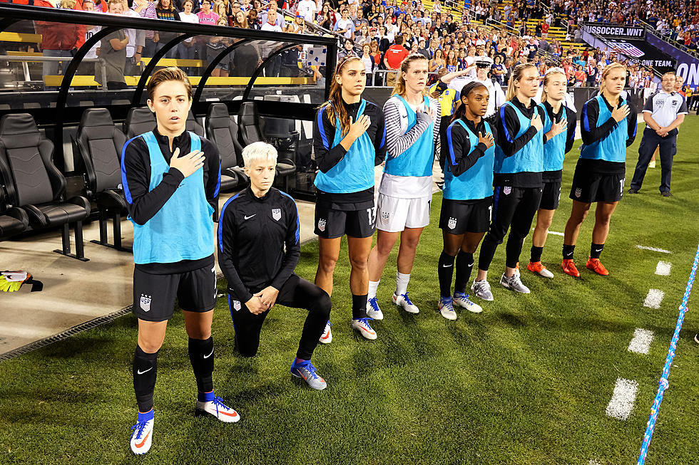 Rapinoe Kneels During Anthem Before US Match vs. Thailand