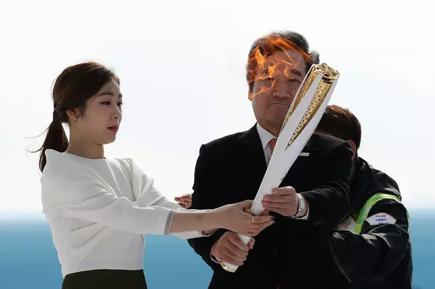 Olympic Flame Arrives in South Korea for 2018 Winter Games