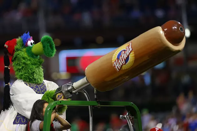 Phillies Fan Injured by Flying Hot Dog Launched by Phanatic