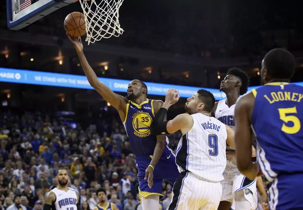 Kevin Durant’s 49 Points Carry Warriors Past Magic 116-110