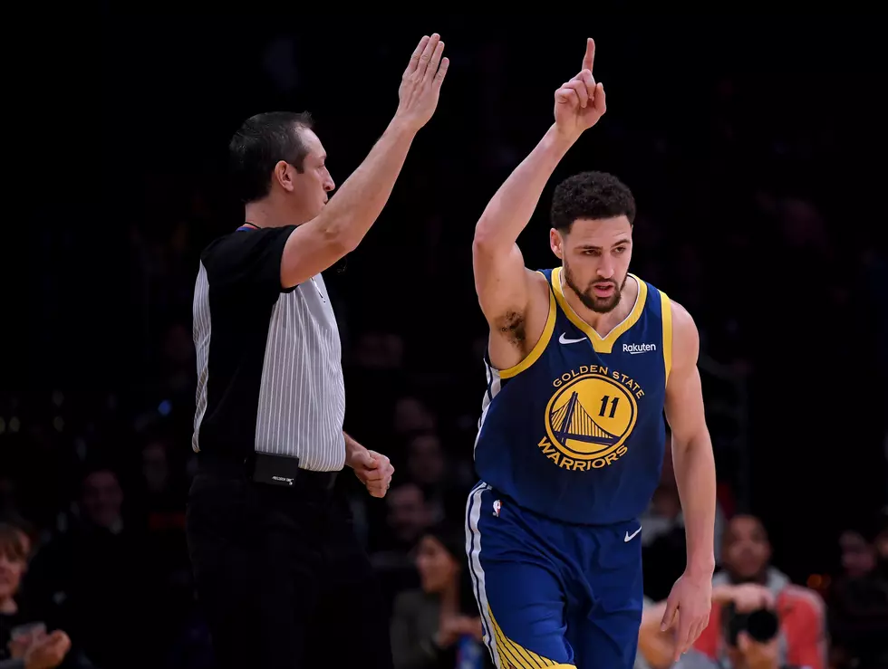 Thompson Hits First 10 From 3, Warriors Beat Lakers 130-111