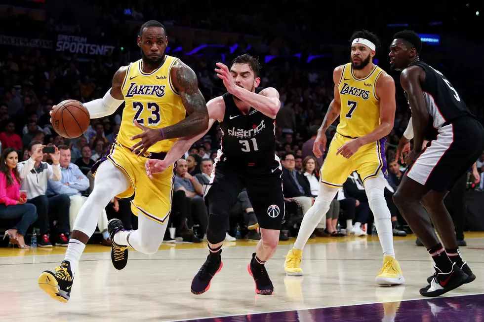 LeBron Leads Lakers Past Wiz 124-106 for Back-to-back Wins