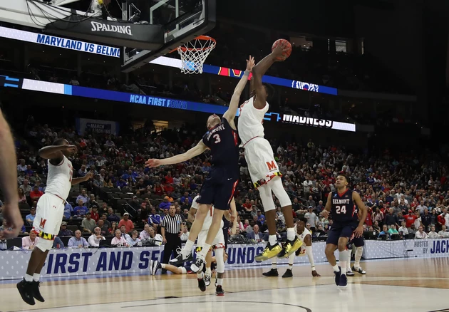 Big Defensive Stop Allows Maryland to Escape Belmont, 79-77
