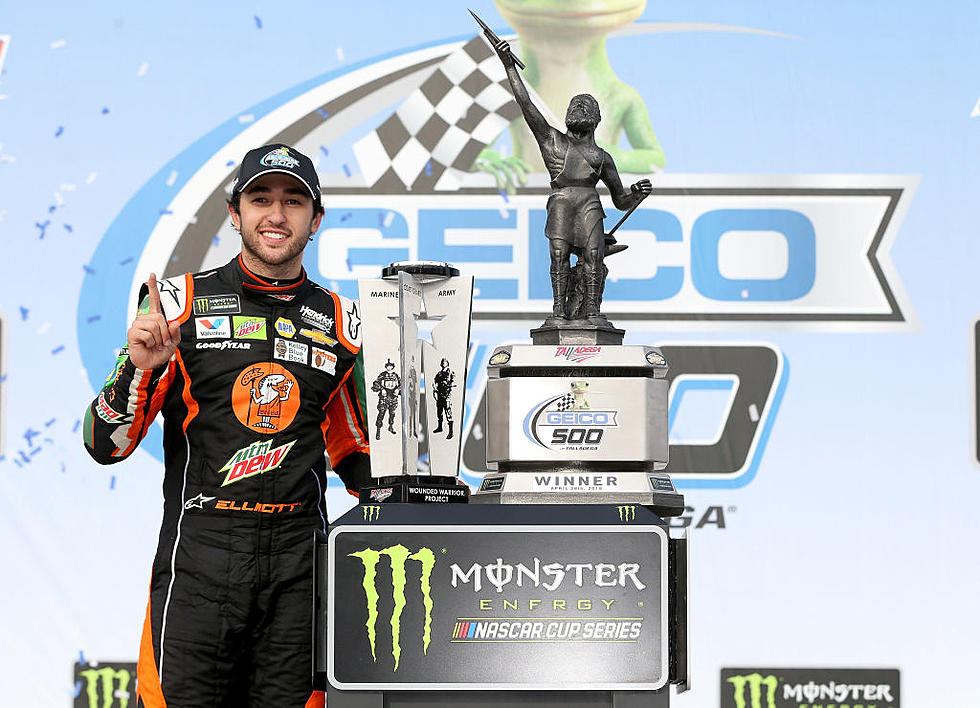 Chase Elliott Wins Cup Race at Talladega, 1st Win for Chevy