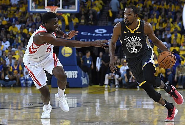 Durant Leads the Way Again, Warriors Lead Rockets 2-0