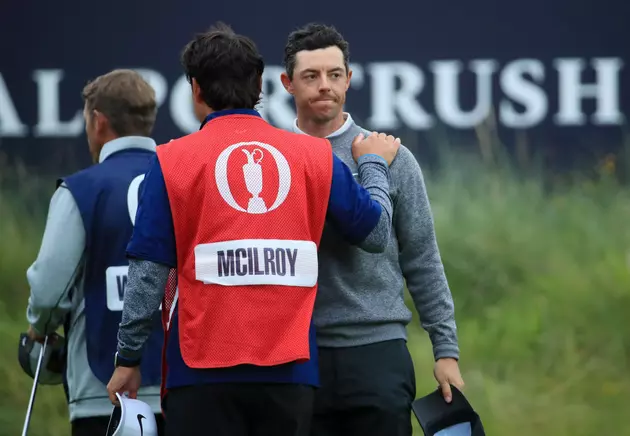 Lowry, Holmes Share Open Lead as McIlroy Leaves With Cheers