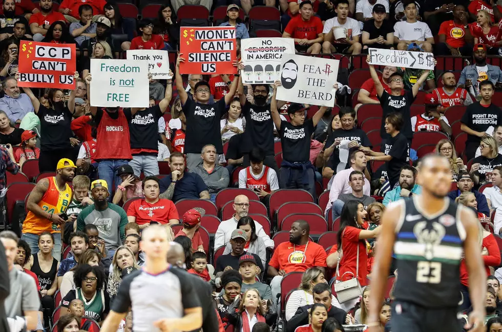 Fans at Rockets Opener Show Support for Hong Kong Protesters