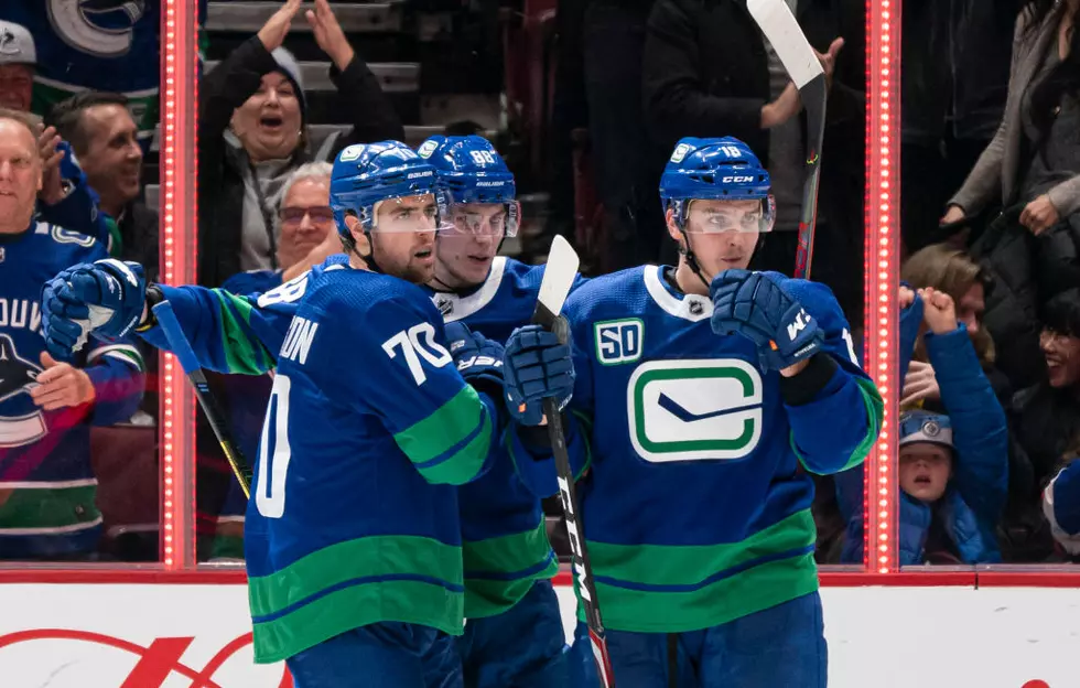 Pearson Leads Canucks Past Sharks and into 1st in Central