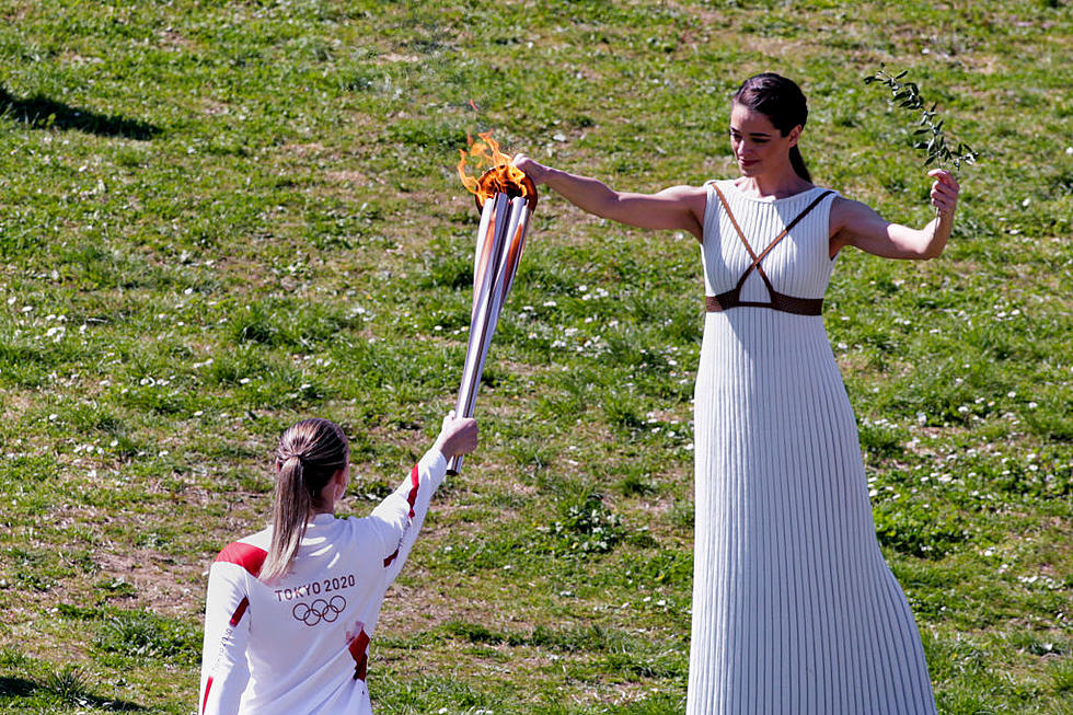 Amid Virus Precautions, Tokyo Olympic Flame is Lit in Greece