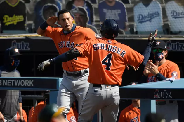 Springer Hits 2 HRs, Astros Beat A&#8217;s 5-2 for 2-0 ALDS Lead