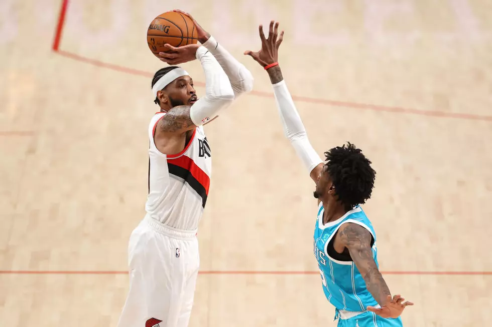 Carmelo Anthony has 29 and Blazers Down Hornets 123-111
