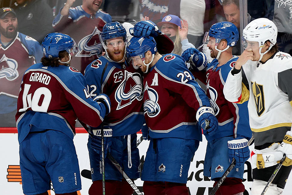 Avalanche Blaze Past Knights 7-1 in Penalty-filled Game 1