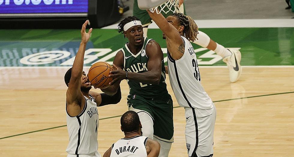 Bucks Blow Big Lead, Then Rally to Edge Nets 86-83 in Game 3