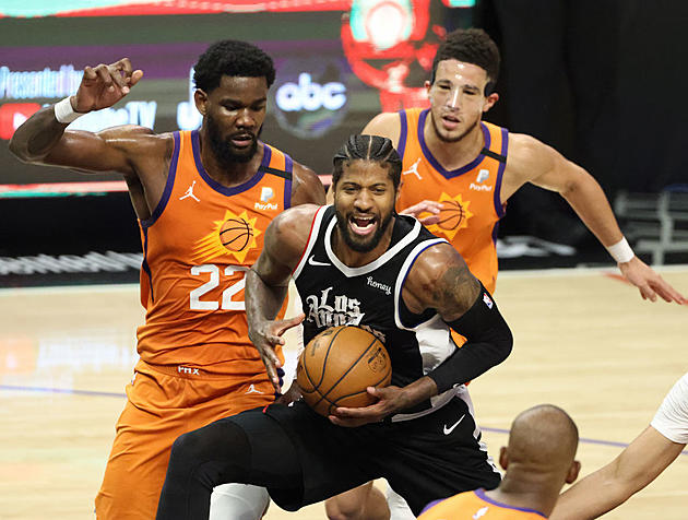 George Leads Clippers Over Paul and Suns, 106-92 in Game 3