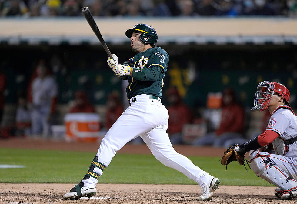 Laureano’s 3-run HR Lifts A’s After Ohtani Leaves Mound