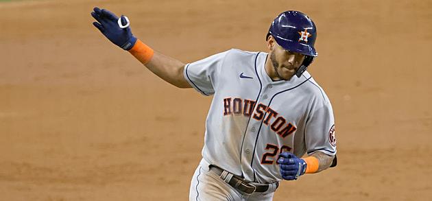 Hey Siri! Astros Rookie Homers Twice in 15-1 Win at Rangers