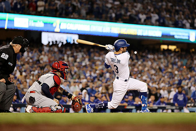 Taylor Hits Walk-off HR, Dodgers Deck Cards 3-1 in WC Game