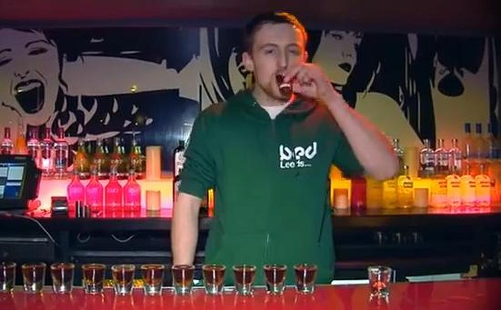 THIRSTY THURSDAY Dude Drinks 40 Jager Shots! [GRAPHIC VIDEO]