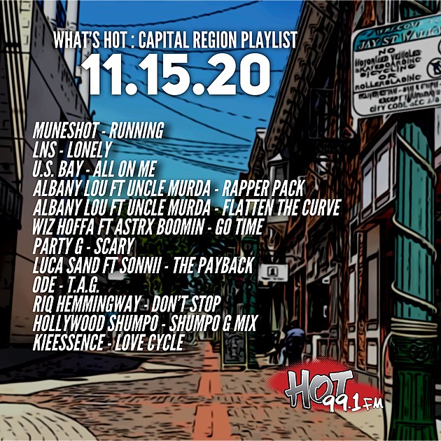 What&#8217;s Hot : Capital Region Playlist 11.15.20
