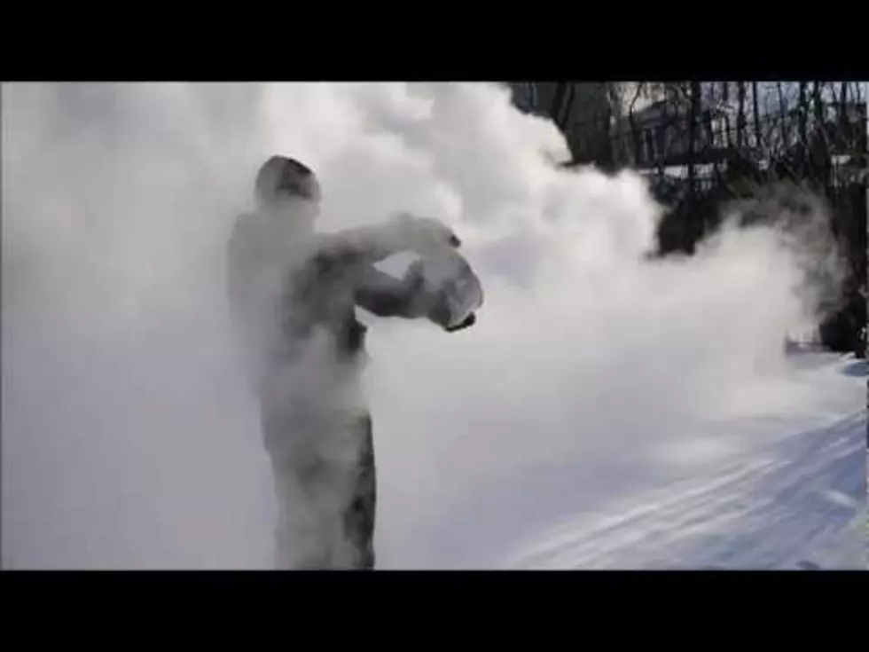 Scientists Turn Boiling Water Into Snow Instantly [Video]