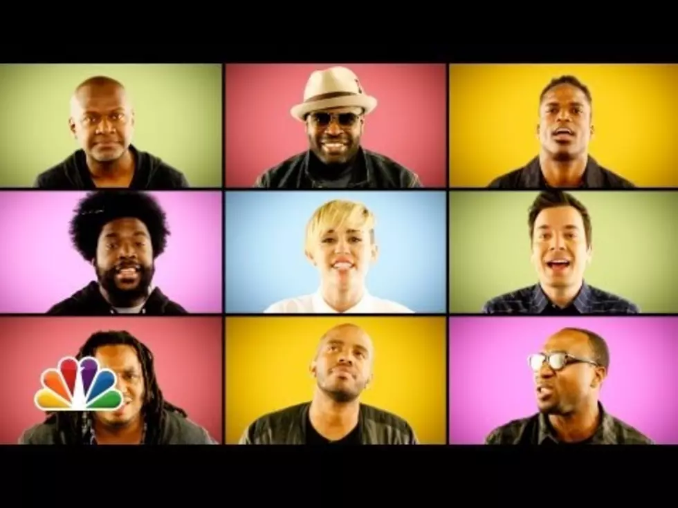 Watch Miley Cyrus, Jimmy Fallon, And The Roots Cover “We Can’t Stop” A Capella [Video]