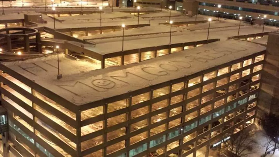 Message In Snow Cheers Entire Hospital