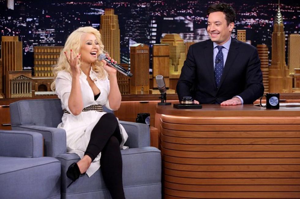 Christina Aguilera Nails Britney Spears Impression on ‘The Tonight Show’ [Video]