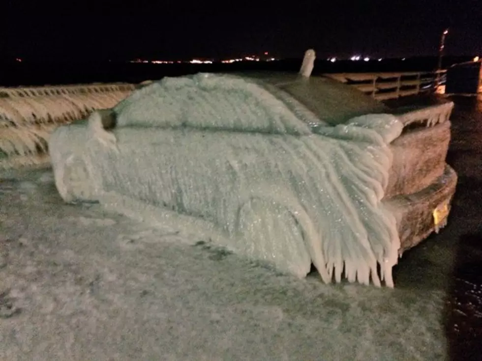 Car Parked by Lake Erie is COVERED in Ice [Photo]