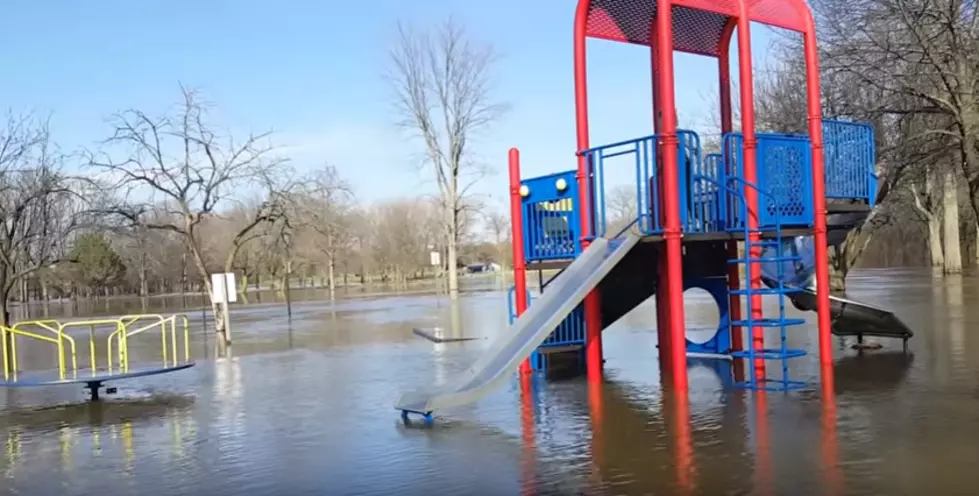 Watch Video Of The Grand River Flooding In Riverside Park