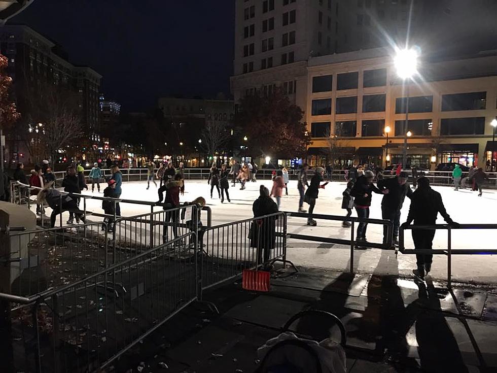 Skaters Helped Open Rosa Parks Circle Ice Rink Saturday In GR