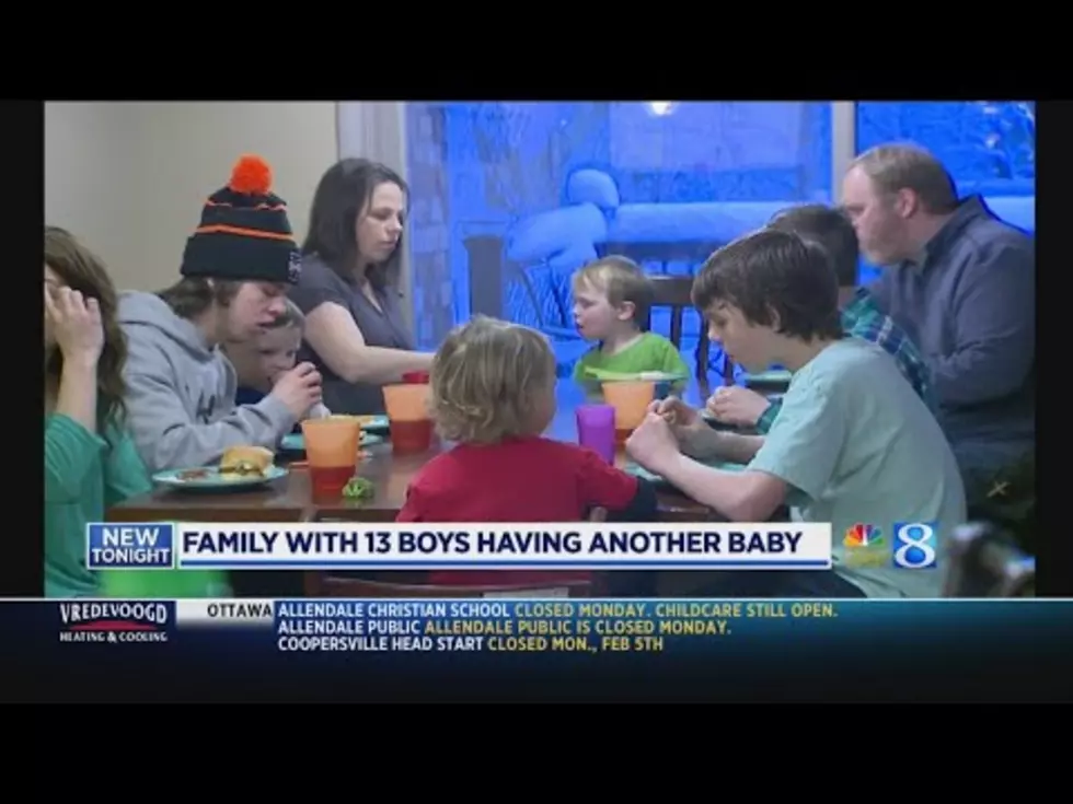 Rockford Couple With 13 Boys, Expecting Another Child