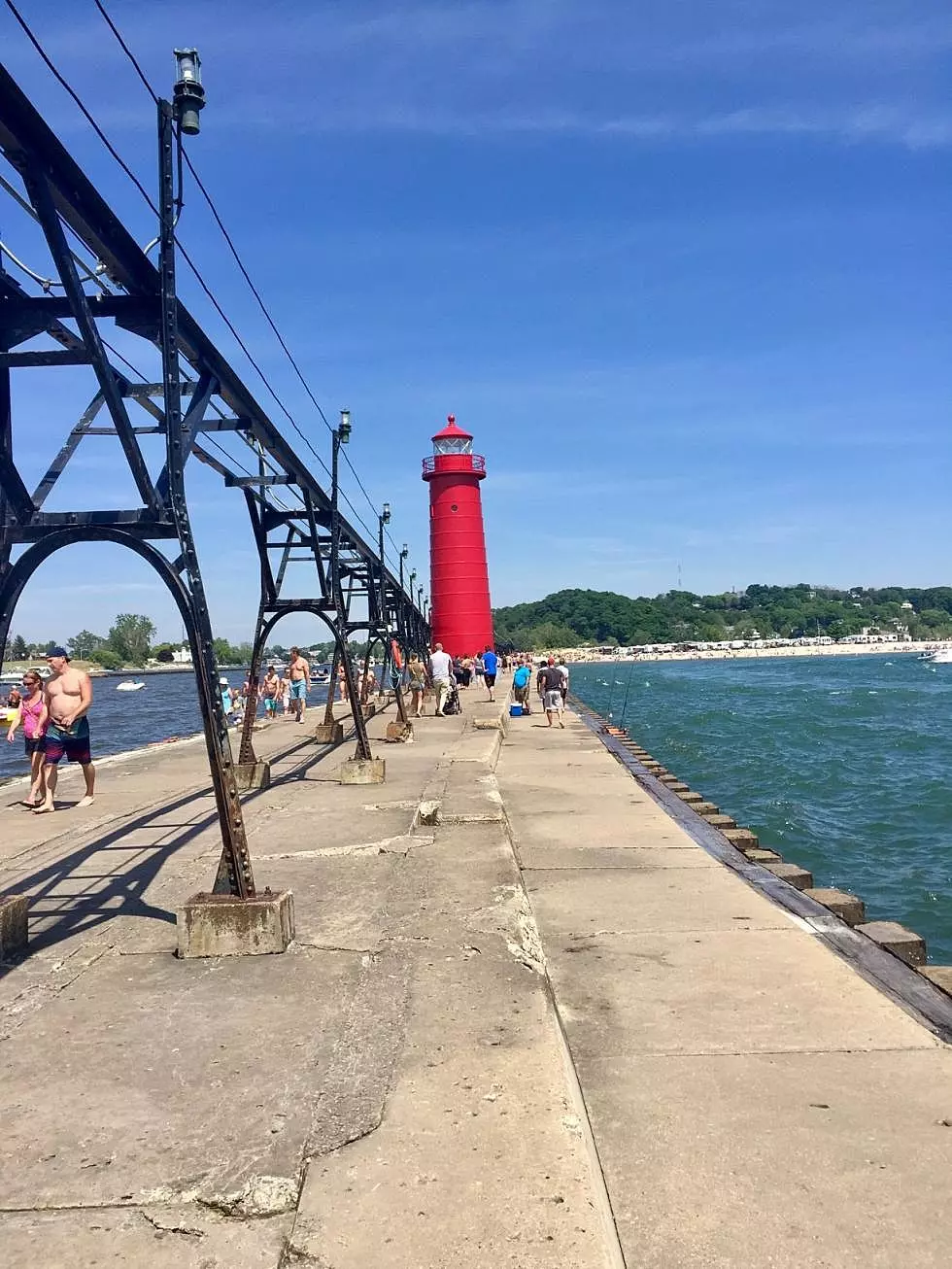 FINALLY! The Grand Haven Pier Re-Opens Today!