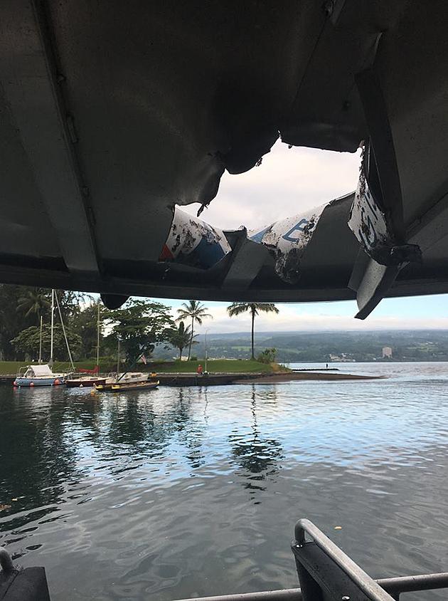 Lava Bomb Injures Tour Boat Guests in Hawaii