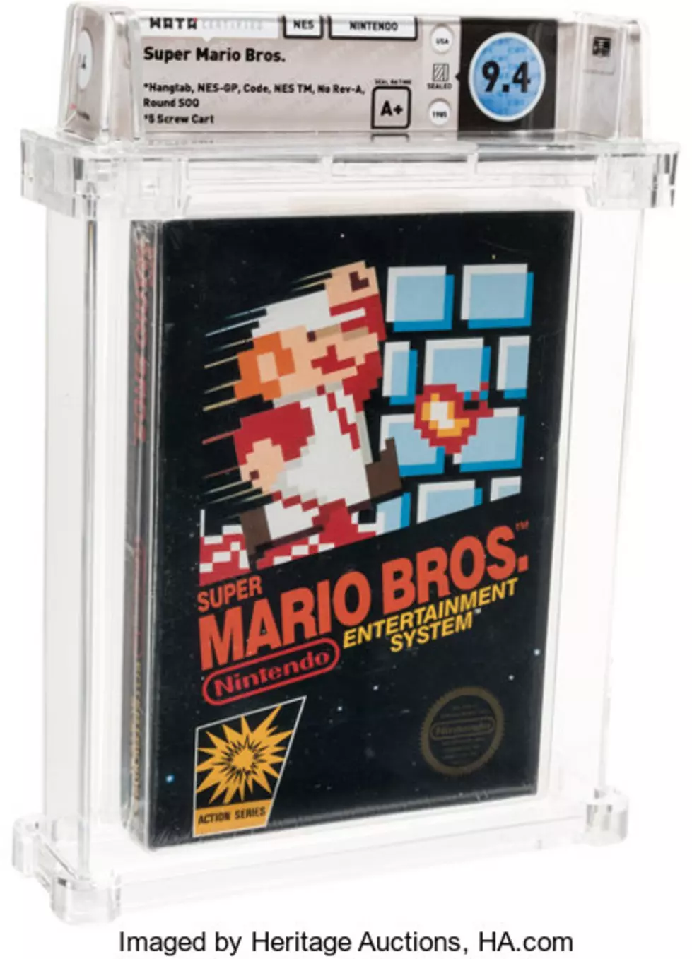 Original ‘Super Mario Bros’ Game Sold For $114,000 At Auction