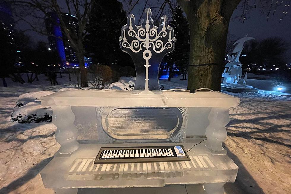 Why Is A Piano Made Of Ice In Grand Rapids?