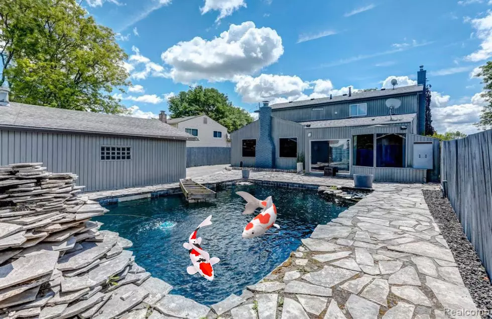You Can Buy This Michigan Home That Features A Huge Koi Pond Downstairs