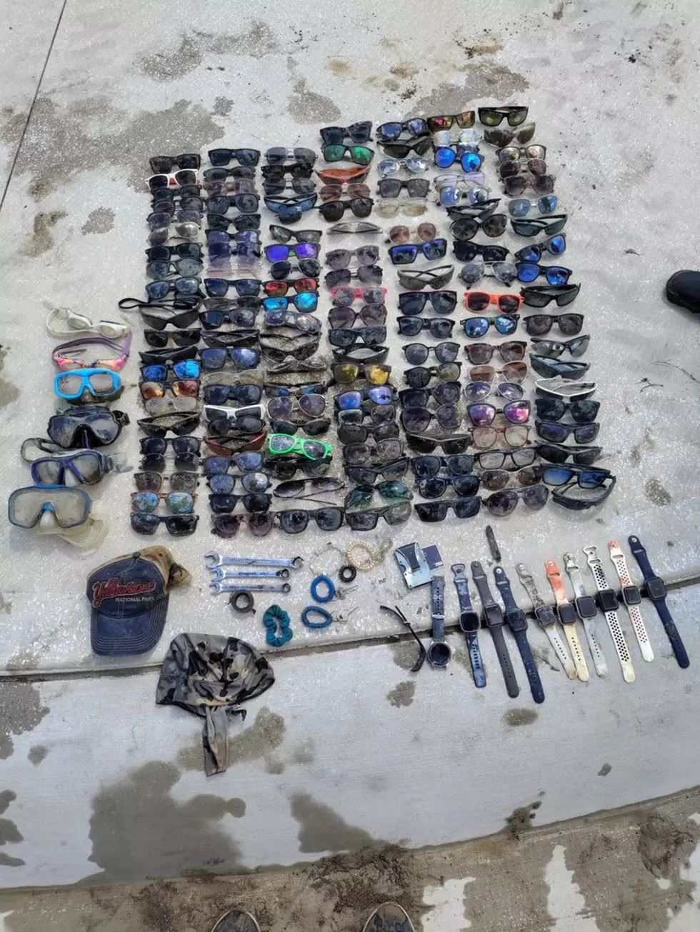Lost & Found: Divers find 142 glasses under South Haven water slide