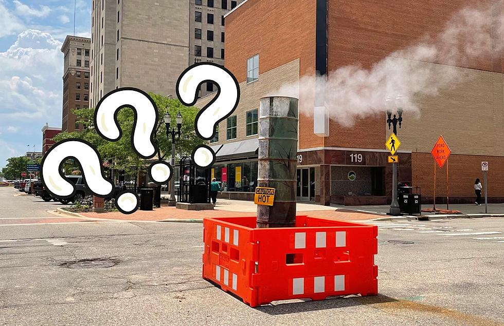 Why is There a Giant Pipe in the Middle of the Street in Lansing?